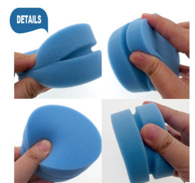 Round 90mm Car Wax Applicator Sponge 10g Soft Foam Sponge
