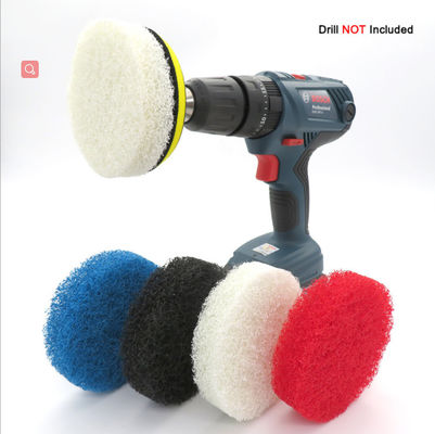 4 " Double Sided Industrial Cleaning Scouring Pads 240 Grit For Polishing And Cleaning